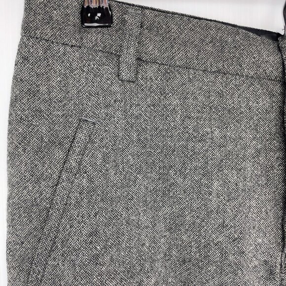 FILIPPA K Herringbone Wool Pencil-like Office Academia Grey Mini Skirt sz M - Picture 3 of 7